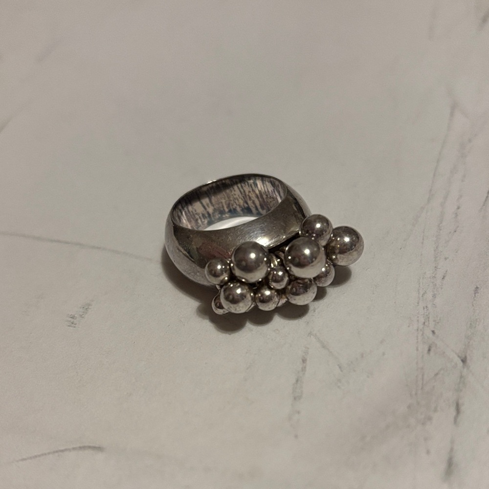 Silpada Sterling Silver Cluster Bubble Ring - Silver